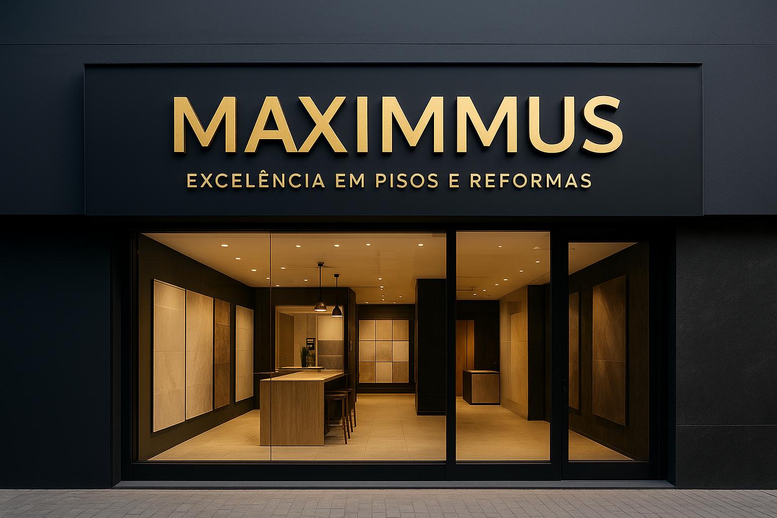 Fachada da loja Maximmus